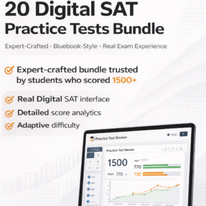 20 Digital SAT Practice Tests &mdash; Train Like It&rsquo;s the Real Exam