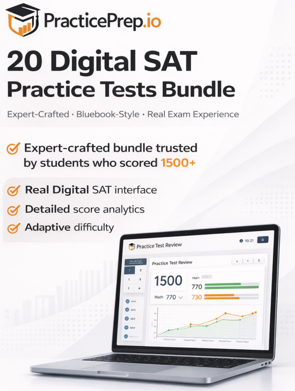 20 Digital SAT Practice Tests &mdash; Train Like It&rsquo;s the Real Exam